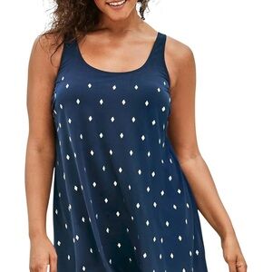 Elegant Navy Women's Swim Coverup